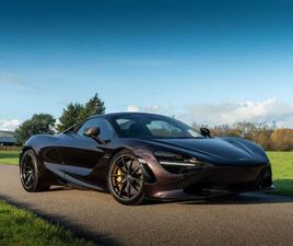 MCLAREN 720S 4.0T V8 PERFORMANCE SPIDER 2DR PETROL SSG EURO 6 (START/STOP) (720 PS)