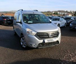 DACIA DOKKER TCE 115 LAURÉATE RÉGULATEUR BLUETOOTH CLIMAT AUDIO LASER ABS 5 PLACES