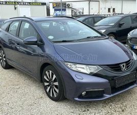 HONDA CIVIC TOURER 1.8 SPORT (AUTOMATA) ADAS-TEMPOMAT-ÜLÉSFŰTÉS-KAMERA-LEINFORMÁLHATÓ