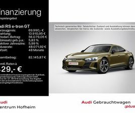 AUDI RS E-TRON GT 440 KW*AIR*B&O*HUD*PANO*LASER*VIRTU