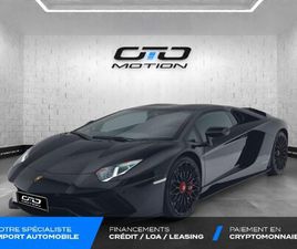 LAMBORGHINI AVENTADOR ROADSTER S LAMBORGHINI AVENTADOR S ROADSTER 6.5 V12 740