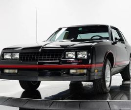 CHEVROLET MONTE CARLO 1987 CHEVROLET MONTE CARLO SS 2D AEROCOUPE