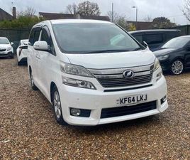 TOYOTA VELLFIRE 2014 TOYOTA VELLFIRE MPV PETROL AUTOMATIC