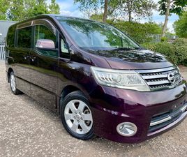 NISSAN SERENA 2010 FRESH IMPORT HIGHWAY STAR AUTO 8 SEATS MPV 4 GRADE LOW MILEAGE ULEZ 5DOOR