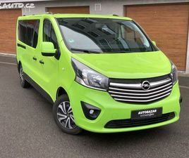 OPEL VIVARO OPEL VIVARO 1,6 TAŽNÉ, 8-MÍST, ČR, LONG