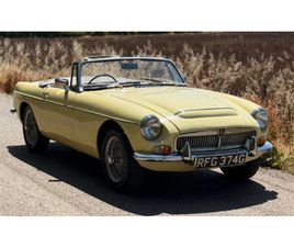 1969 MG C-TYPE JAUNE MANUEL, 4 VITESSES CONDUITE À DROITE...