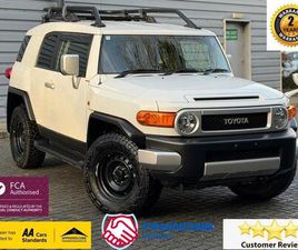 TOYOTA FJ CRUISER WARRANTED LOW MILE, 24M WARRANTY, ULEZ