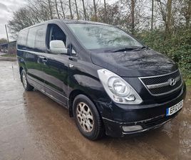 2012 HYUNDAI I800 AUTOMATIC BLACK MWB 8 SEAT MINIBUS DRIVES PERFECT MOT FAIL | EBAY UK
