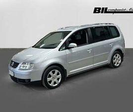 VOLKSWAGEN TOURAN 7-SITSIG 2.0 FSI TIPTRONIC, 150HK LÅGMILARE