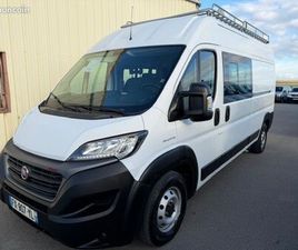 17490 HT - FIAT DUCATO MAXI L3H2 CABINE APPROFONDIE 7 PLACES JTD 160 PACK PRO NAV 2,3 L - 03/2021 - 126000 KMS