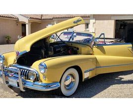 1948 BUICK ROADMASTER JAUNE AUTOMATIQUE, 3 VITESSES CONDU...