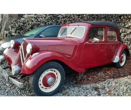 1949 CITROEN TRACTION AVANT ROUGE FONCÉ MANUEL, 3 VITESSE...