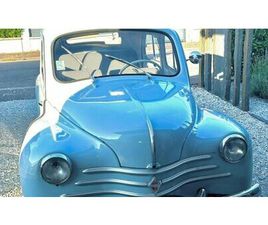 1960 RENAULT 4CV GRIS MANUEL, 3 VITESSES CONDUITE À GAUCH...