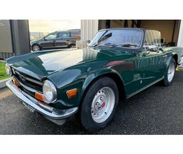 TRIUMPH TR6 1970 TRIUMPH TR6 VERT FONCÉ MANUEL, 4 VITESSES CONDUITE À...