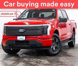 USED 2024 FORD F-150 LIGHTNING FLASH AWD W/APPLE CARPLAY & ANDROID AUTO, HEATED FRONT SEATS, BACKUP CAM