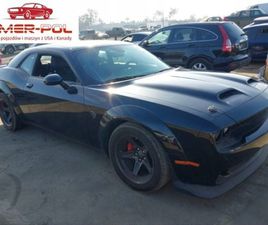 DODGE CHALLENGER 2021R., SRT SUPER STOCK, OD UBEZPIECZALNI 6.2 BENZYNA