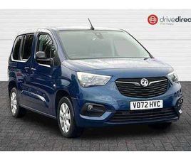 VAUXHALL COMBO 2022 - 1.5 TURBO D SE MPV 5DR DIESEL MANUAL 6SPD EURO 6 (START/STOP) (100 PS)