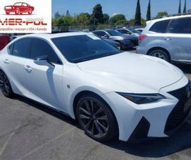 LEXUS IS IS 350 LEXUS IS 350 F SPORT 2021 3.5L 3.5 BENZYNA 311KM