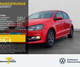 VOLKSWAGEN POLO POLO 1.0 ALLSTAR PDC NAVI KLIMA SITZHZ