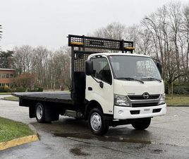 USED 2015 HINO 195 16-FOOT FLAT DECK TRUCK DIESEL