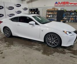 LEXUS RC 2018 LEXUS RC 300 SILNIK BENZYNOWY 2.0 L 2.0 BENZYNA 241KM