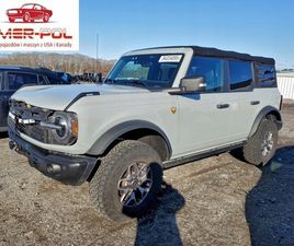 FORD BRONCO FORD BRONCO BASE 2022 2.3L 2.3 BENZYNA 300KM