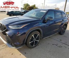 TOYOTA HIGHLANDER TOYOTA HIGHLANDER 2021R., XSE, OD UBEZPIECZALNI 3.5 BENZYNA 295KM