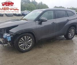 TOYOTA HIGHLANDER TOYOTA HIGHLANDER HYBRID PLATINUM 2021 2.5L 2.5 HYBRYDA 243KM