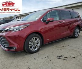 TOYOTA SIENNA TOYOTA SIENNA LIMITED 2021 2.5L 2.5 HYBRYDA 245KM