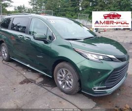 TOYOTA SIENNA XLE, 2022R., 4X4, 2.5L 2.5 BENZYNA 189KM