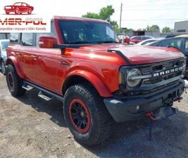 FORD BRONCO FORD BRONCO OUTER BANKS 2022 2.3L 2.3 BENZYNA 275KM