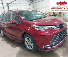 TOYOTA SIENNA PLATINUM 2023 2.5L 2.5 HYBRYDA 189KM