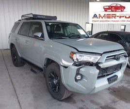 TOYOTA 4RUNNER TOYOTA 4-RUNNER 2022R., TRAIL SPECIAL EDITION, OD UBEZPIECZALNI 4.0 BENZYNA