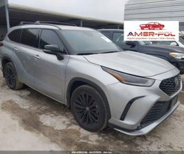 TOYOTA HIGHLANDER TOYOTA HIGHLANDER XSE, 2023R., 2.4L 2.4 BENZYNA 265KM