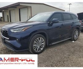 TOYOTA HIGHLANDER TOYOTA HIGHLANDER 2023 TOYOTA HIGHLANDER HYBRID PLATINUM 2.5 HYBRYDA 186KM