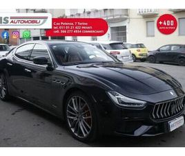 MASERATI GHIBLI MASERATI GHIBLI MASERATI GHIBLI V6 DIESEL NERISSIMO EDITION UNICOPROPRIETARIO