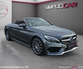 MERCEDES CLASSE C CABRIOLET 220 D 9G-TRONIC SPORTLINE PACK AMG RÉVISÉE GARANTIE 12 MOIS SIÈGES CHAUFFANTS CAMÉRA DE RECUL