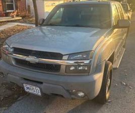 CHEVROLET AVALANCHE 2500 2002 CHEV AVALANCHE 2500 8.1
