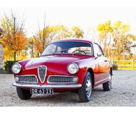 ALFA ROMEO GIULIETTA SPRINT ALFA ROMEO GIULIETTA 1.3 SPRINT 1960 ROOD — ALFA ROMEO — MARKTPLAATS