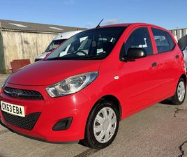 HYUNDI I10 1.2 PETROL RED 5 DOOR 2013 - 2014 12 MONTHS MOT | EBAY UK