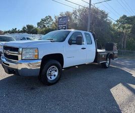 2009 CHEVROLET SILVERADO 3500HD V8 6.0 LITER SUPER CAB FLAT BED TRUCK