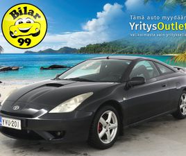 TOYOTA CELICA 2D CELICA LIFTBACK 1.8 - *YRITYSOUTLET - MYYDÄÄN VAIN YRITYKSILLE* / 2X HYVÄT RENKAAT / HYVÄT HUOLLOT / RUOSTESUOJATTU*