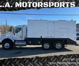 2009 KENWORTH T800 DAY CAB MECHANIC LUBE SERVICE BODY C13 CAT 18 SPEED