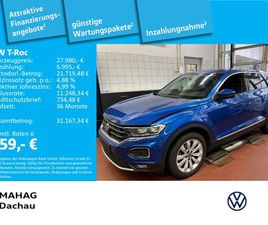 T-ROC 1.5 TSI SPORT LED NAVI PARKPILOT REARVIEW DIGCOCKPITPRO DSG