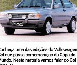 VOLKSWAGEN GOL VOLKSWAGEN GOL CLI / CL/ COPA/ STONES 1.6 (ÁLCOOL) 1994