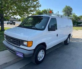2007 FORD E-SERIES CARGO E-250 ONE OWNER CARGO VAN WITH LADDER RACK