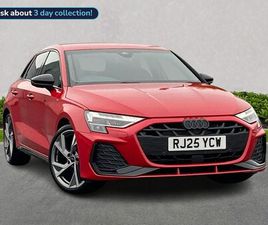 AUDI A3 AUDI A3 35 TFSI BLACK EDITION 5DR S TRONIC