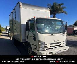 2019 ISUZU NPR HD NQR 16 FT MOVING BOX TRUCK 81K MILES LIFTGATE GAS