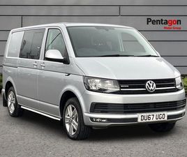 USED VOLKSWAGEN TRANSPORTER KOMBI 2017 2.0 BITDI T32 BLUEMOTION TECH HIGHLINE KOMBI DOUBLE CAB 5DR DIESEL DSG 4MOTION SWB EURO 6 (S/S) (204 PS)