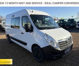 VAUXHALL MOVANO 2.3 CDTI 3500 PANEL VAN 5DR DIESEL MANUAL FWD L2 H2 EURO 6 (130 PS)